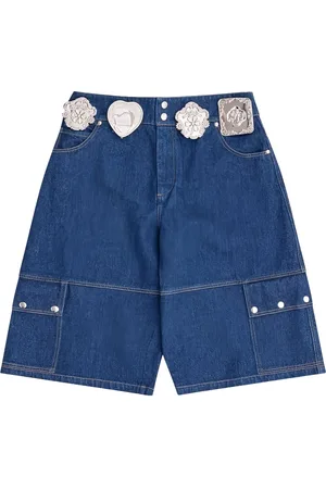 Chopova Lowena Tief sitzende Jeans-Shorts