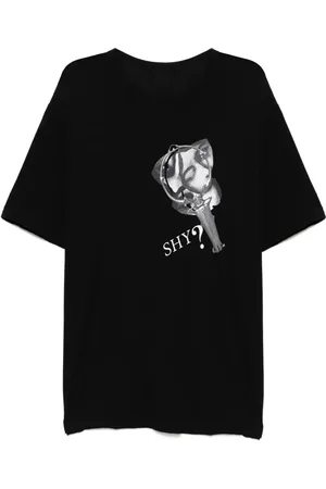 YOHJI YAMAMOTO T-Shirt aus Baumwolljersey