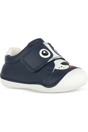 Geox Tutim Lederschuhe mit Hunde-Print