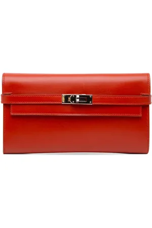 Hermès 2017 Kelly Longue Portemonnaie aus Boxkalbsleder