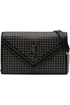Saint Laurent 2018 Monogram Le Sept Umhängetasche aus Leder mit Nieten