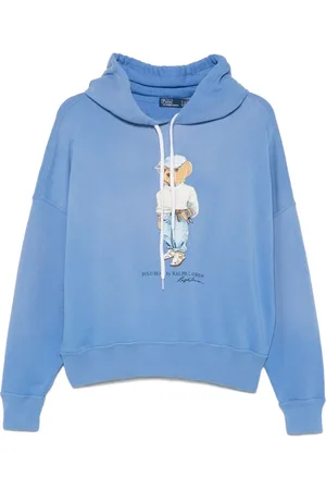 Ralph Lauren Fleece-Hoodie mit Polo Bear
