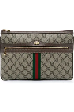 Gucci 2016-heute große GG Supreme Ophidia Web Clutch