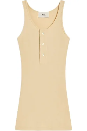 Ami Geripptes Trägershirt