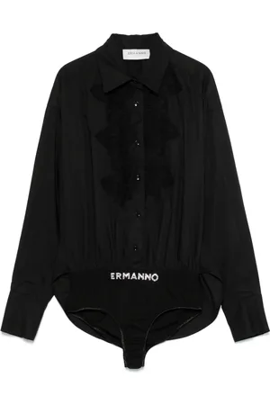 Ermanno Firenze Body mit Spitzendetail