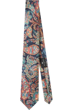 Etro Seidenkrawatte mit Blumen-Print