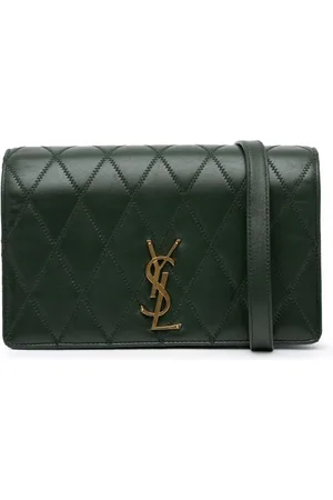 Saint Laurent 2019 Angie Umhängetasche aus Lammleder mit Kettenriemen und Rautensteppung