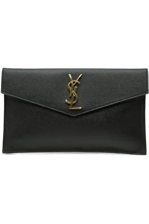 Saint Laurent 2020 Grain de Poudre Uptown Pouch Clutch