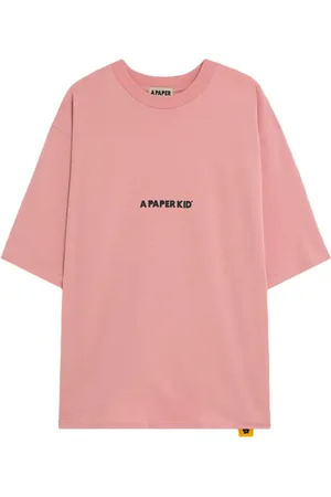 A PAPER KID T-Shirt mit Logo-Print