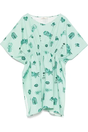 Le pandorine Kaftankleid mit Sommer-Print