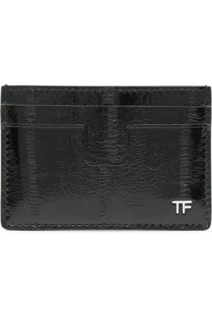 Tom Ford Kartenetui mit Logo-Applikation
