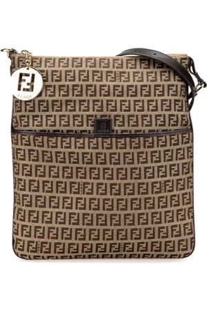 Fendi 2000-2010 Zucchino Canvas Umhängetasche