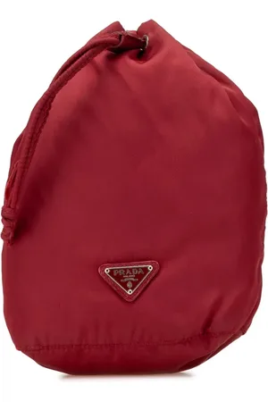 Prada 2000-2013 Tessuto Clutch mit Kordelzug