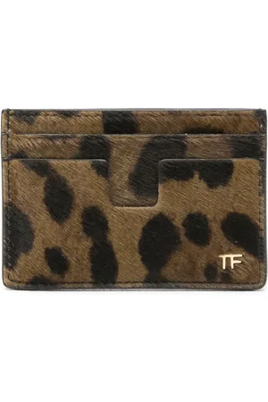 Tom Ford Kartenetui mit Logo-Applikation