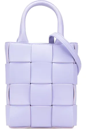 Bottega Veneta 2012-2024 mini Intrecciato North South Cassette Satchel-Tasche aus Lammleder