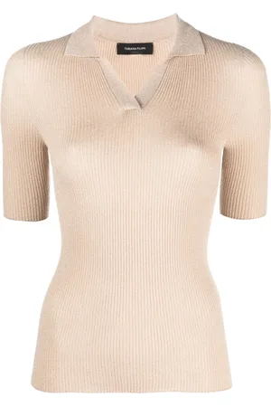 Fabiana Filippi Poloshirt aus geripptem Strick