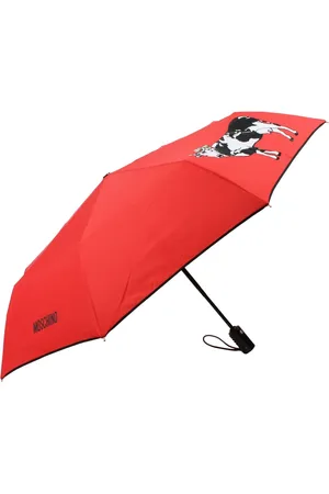 Moschino Regenschirm mit Kuhmotiv