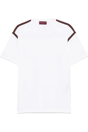 Gucci T-Shirt mit Web-Detail