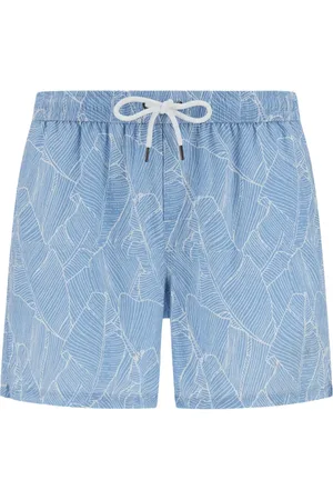 Boggi Milano Badeshorts mit botanischem Print