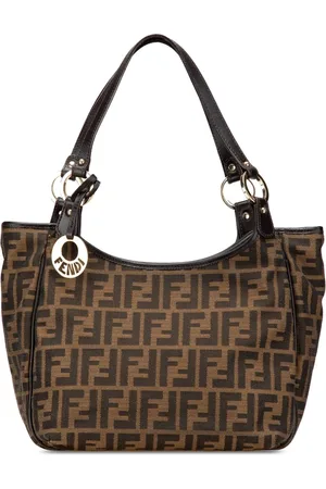 Fendi 2000-2010 Zucca Chef Canvas Tote Bag