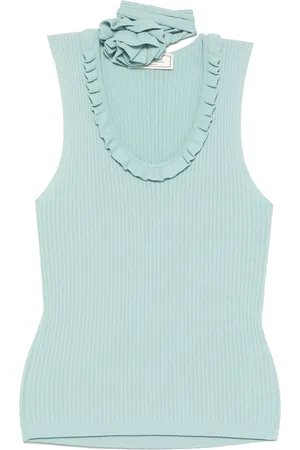 BLUMARINE Geripptes Top