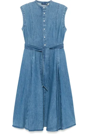 Ralph Lauren Midikleid mit Gürtel