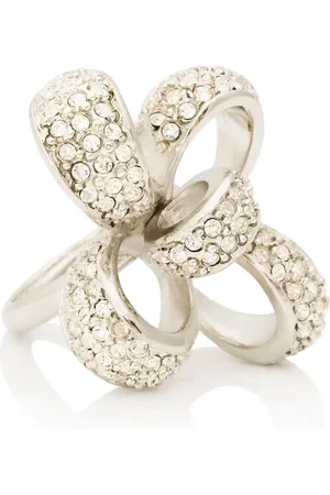 Kenneth Jay Lane Ring mit Kristallen