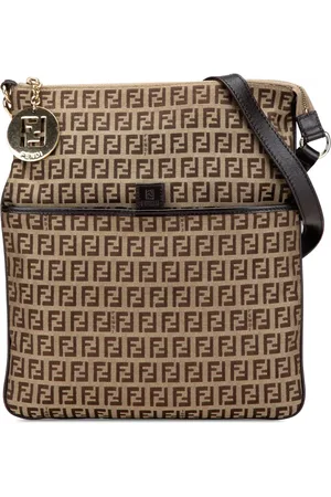 Fendi 2000-2010 Zucchino Canvas Umhängetasche