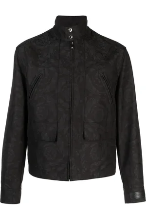 VERSACE Bomberjacke mit Barocco-Jacquardmuster