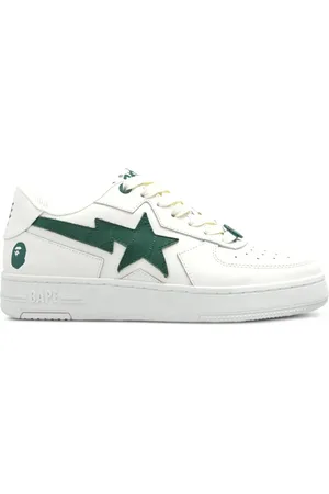 A Bathing Ape Sneakers aus Leder