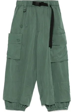 Y-3 Ausgeblichene Twill-Hose