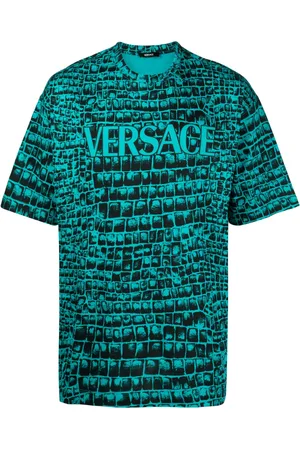 VERSACE T-Shirt mit Coccodrillo-Print