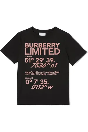 Burberry T-Shirt mit Koordinaten-Print