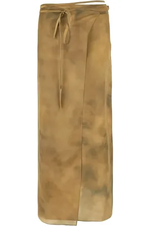 Sportmax Midirock aus Seide