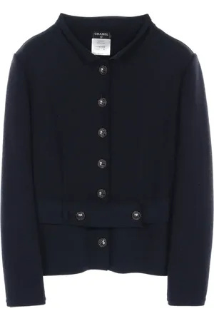 CHANEL 2010s Rayon Angola Strickjacke