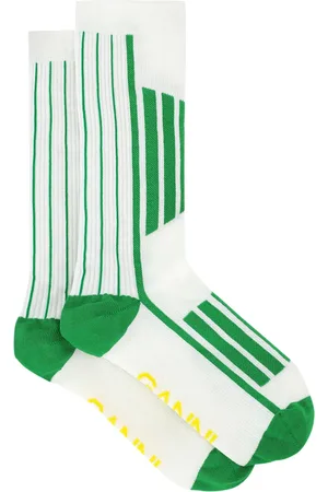 Ganni Gestreifte Socken