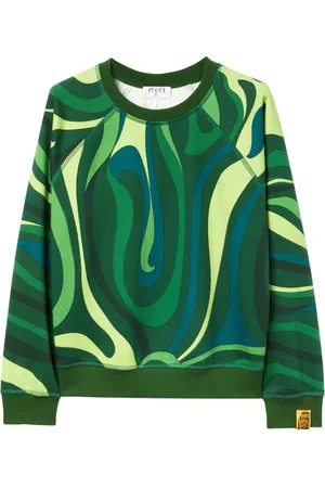 Puccini Sweatshirt mit Marmo-Print