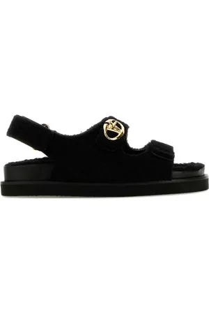 VALENTINO GARAVANI Sandalen mit Faux Fur