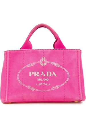 Prada 2013-2024 kleine Canapa Logo Satchel-Tasche aus Canvas