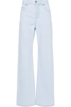 VERSACE Gerade Jeans mit Logo-Applikation