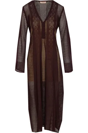 Twin-Set Kleid mit Lochstrickmuster
