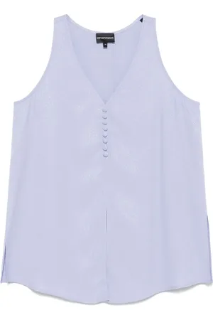 Emporio Armani Armure Oberteil mit V-Ausschnitt