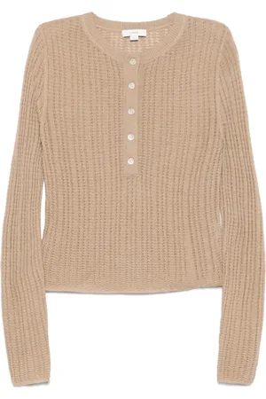 Vince Poloshirt mit Waffelstrick-Muster