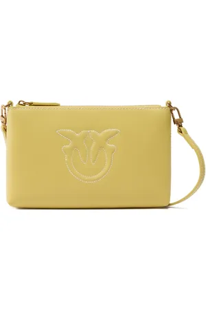 Pinko Clutch mit Logo-Prägung