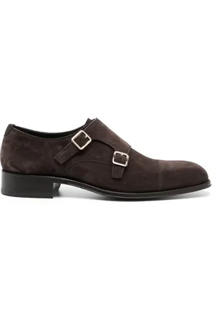 Tom Ford Elkan Monk-Schuhe aus Wildleder