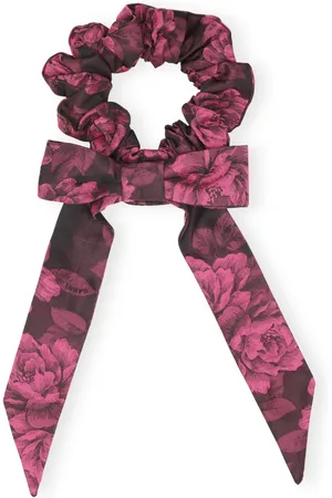 Ganni Haargummi mit Blumen-Print
