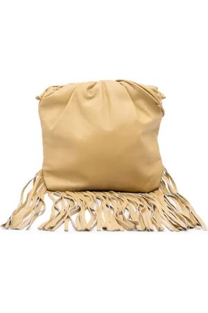 Bottega Veneta 2012-2024 The Fringe Pouch Schultertasche aus Lammleder