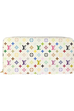 LOUIS VUITTON X Takashi Murakami 2012 Monogram Portemonnaie aus mehrfarbigem Canvas