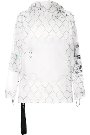 OFF-WHITE Semi-transparente Jacke
