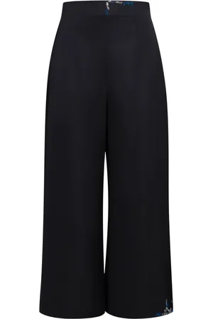 Marni Weite Hose mit Ziernähten